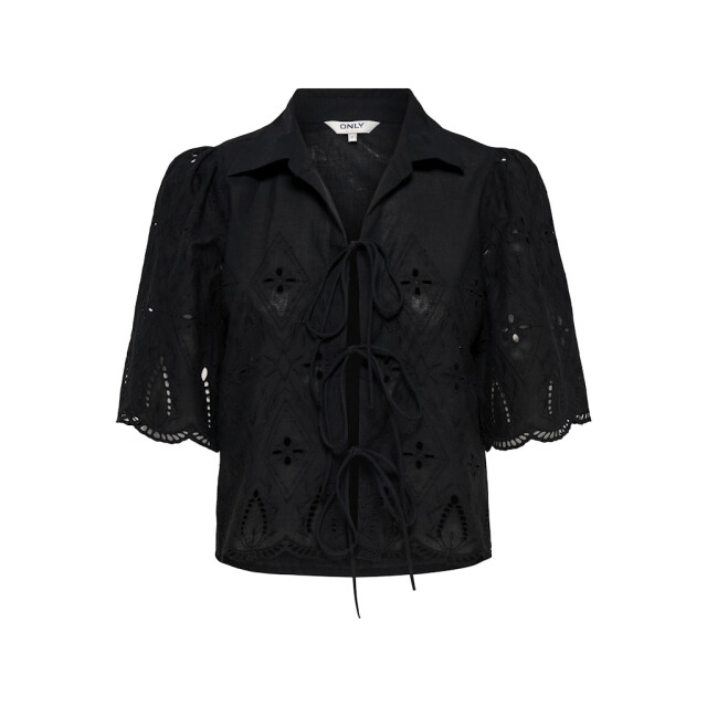 Only Onlfrani ss emb bow top wvn - 4382.80.0022 large