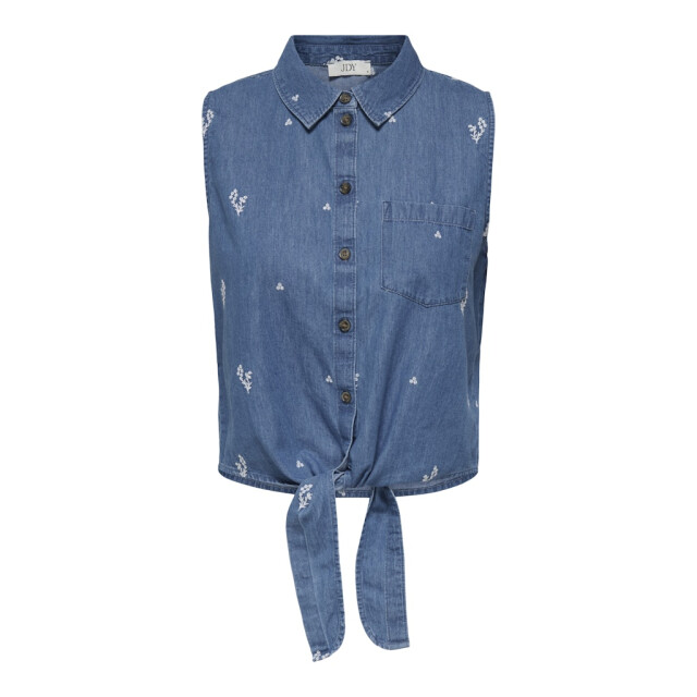 Jacqueline de Yong Jdykai sl shirt wvn dia blue denim 4370.35.0002 large