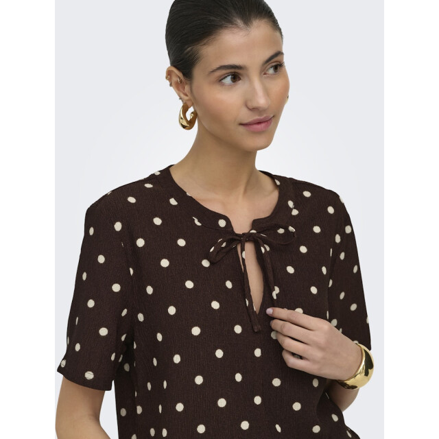 Jacqueline de Yong Jdydebbie ss v neck top jrs dia dessin 4382.79.0094 large