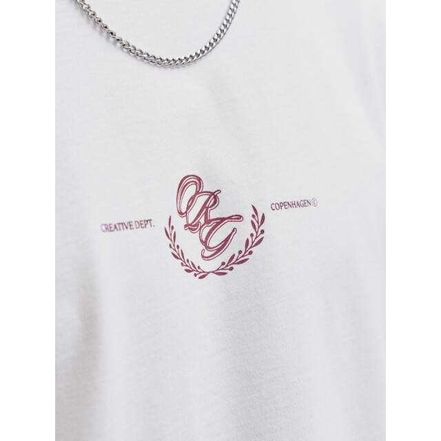 Jack & Jones Jorsanremo typo tee ss crew neck ln off-white 5339.02.0099 large