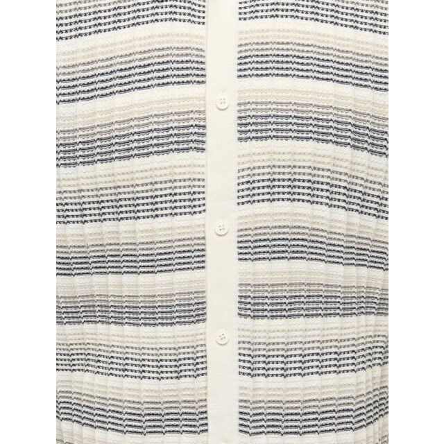 Only & Sons Onsleeds reg ss shirt knit noos ecru dessin 5319.08.0034 large
