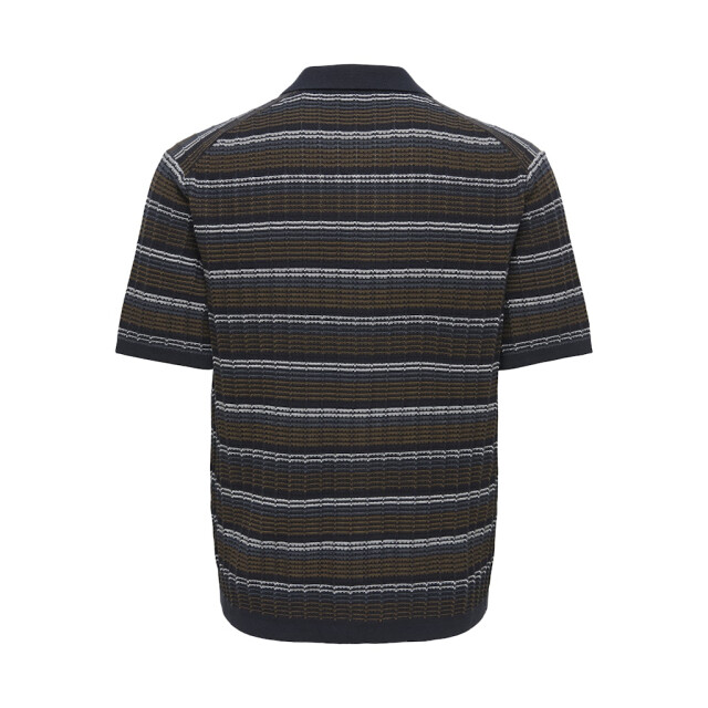 Only & Sons Onsleeds reg ss shirt knit noos dessin 5319.39.0105 large