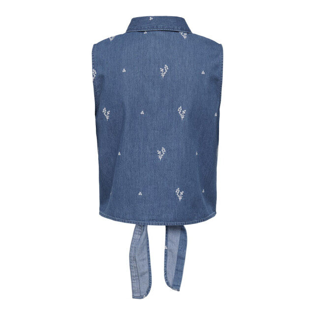 Jacqueline de Yong Jdykai sl shirt wvn dia blue denim 4370.35.0002 large
