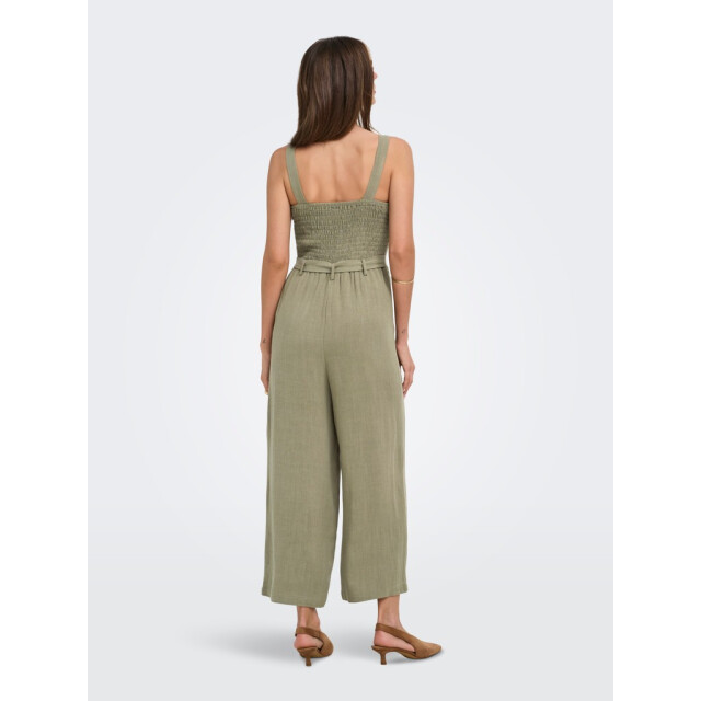 Only Onlsiesta linen bl belt jumpsuit pnt army 4199.26.0003 large