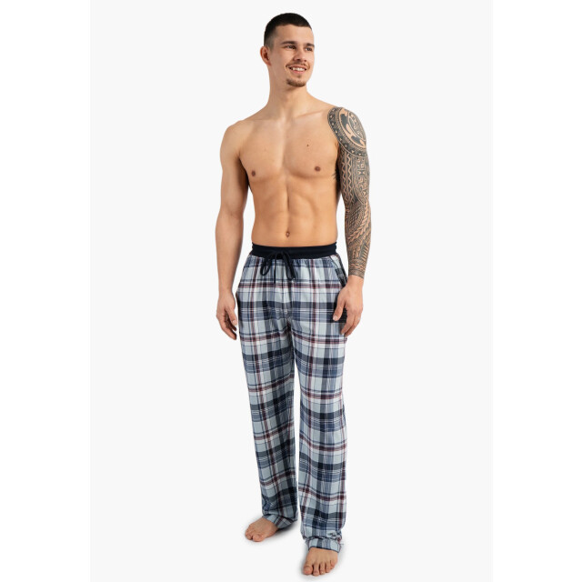 Phil & Co Heren lange pyjamabroeken 2-pack geruit/donker PH-6299-02 large