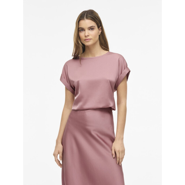 Vila Viellette ss satin top noos oud 4382.63.0022 large