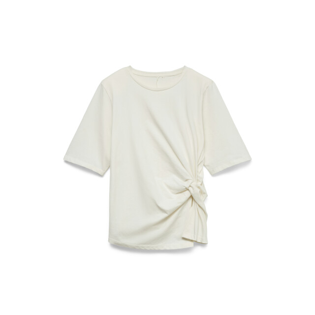 Vero Moda vmricky ss knot tee jrs exp sb3 10352333 snow white 06011.112.0213 large