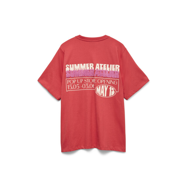 Vero Moda vmalina caty ss top box jrs 10344836 pionsettia summer atelier 06011.640.0045 large