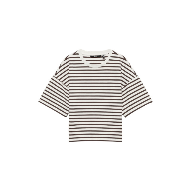 Vero Moda Vmkiara 24 o-neck top jrs ecru dessin 4339.08.0042 large