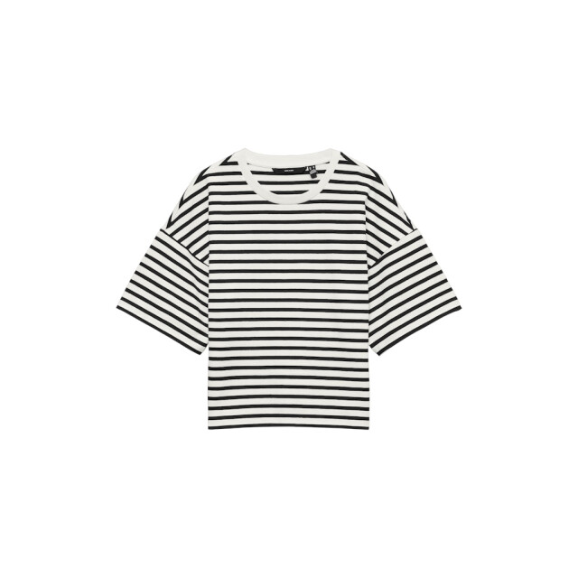 Vero Moda Vmkiara 24 o-neck top jrs ecru dessin 4339.08.0043 large