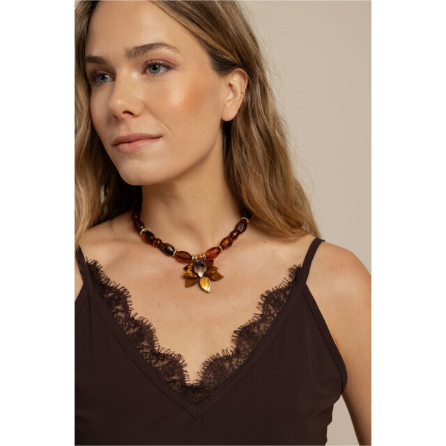 Studio Anneloes mitzie lace top 13955 8700 espresso 06010.882.0013 large