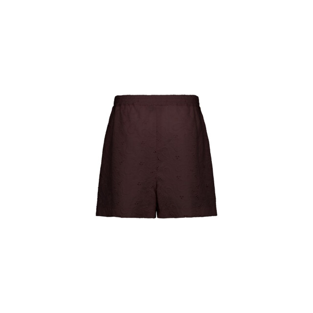 Studio Anneloes zena broderie shorts 13941 8700 espresso 06902.882.0006 large