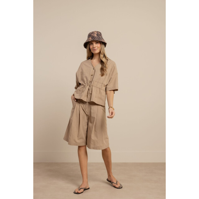 Studio Anneloes endie linen bermuda 13905 2200 latte 06902.882.0004 large