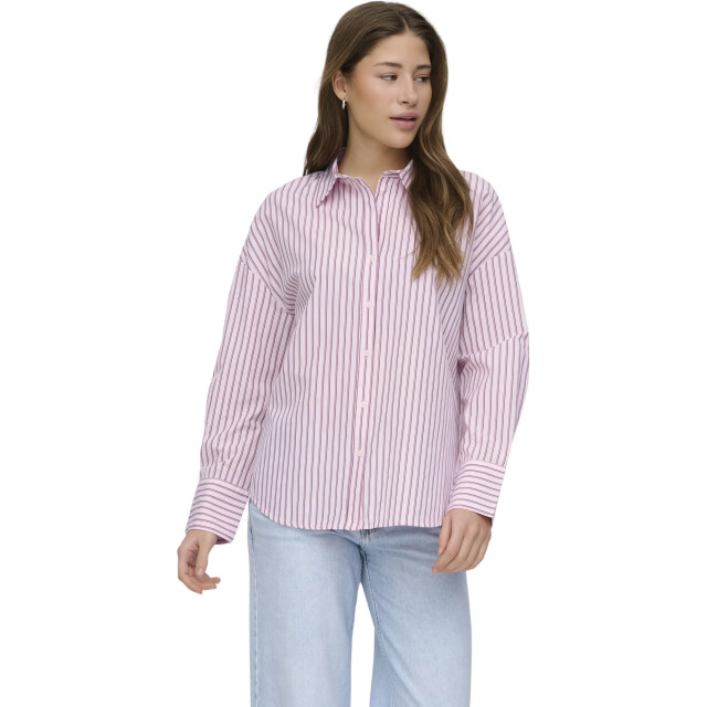 Only Onloregon alva ls reg shirt noos wvn fuchsia pink/ 15367554-219990006 large