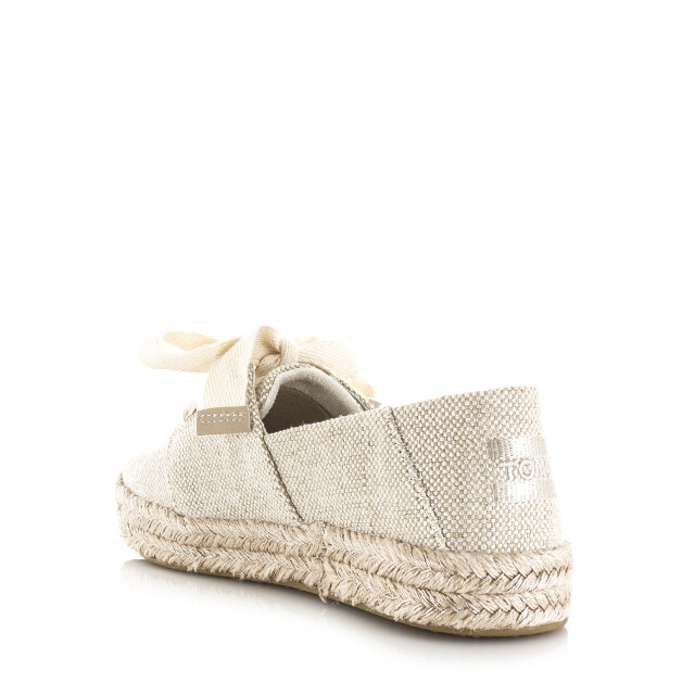 Toms Carolina lace up gold instappers espadrilles dames 10023062 large