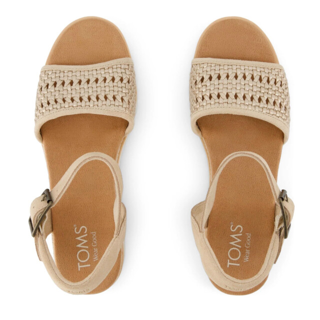Toms diana plateau sandalen sleehak plateau sandalen dames 10021959 large