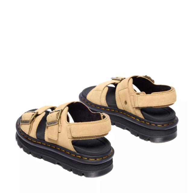 Dr. Martens Dr. martens zebzag sandal savannah tan plateau sandalen dames 42689200 large