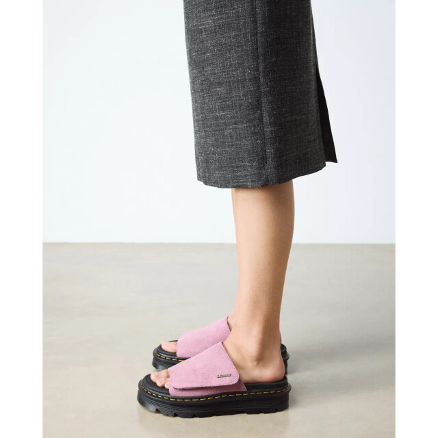 Dr. Martens Dr. martens zebzag slide dusty rose plateau sandalen dames 42409650 large