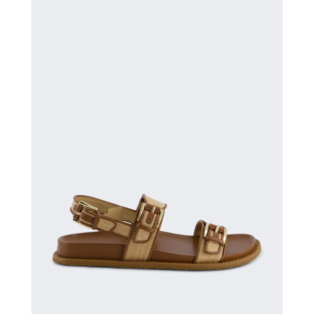 Michael Kors Dames sneaker in leer 40S6NIDFS1D-Luggage large
