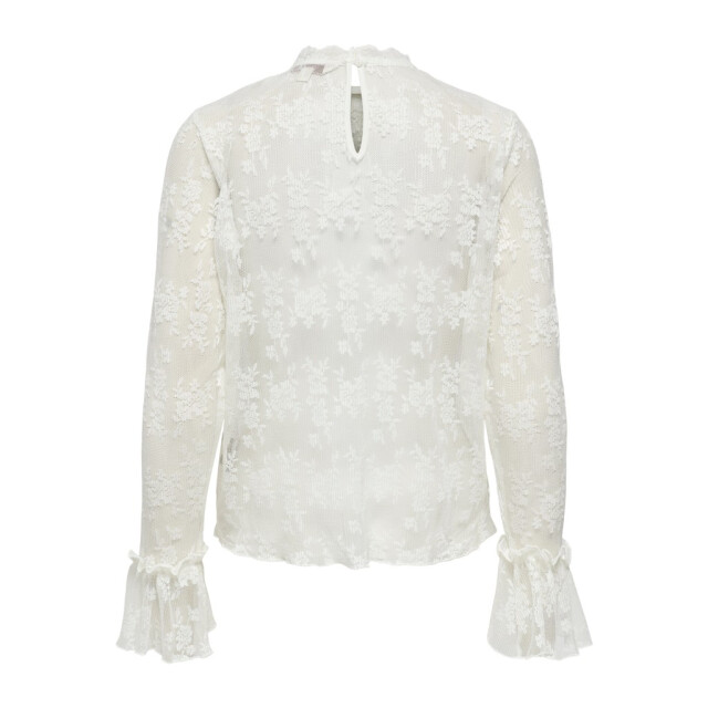 Only Onlcrisma ls o-neck top wvn off-white 4389.02.0012 large