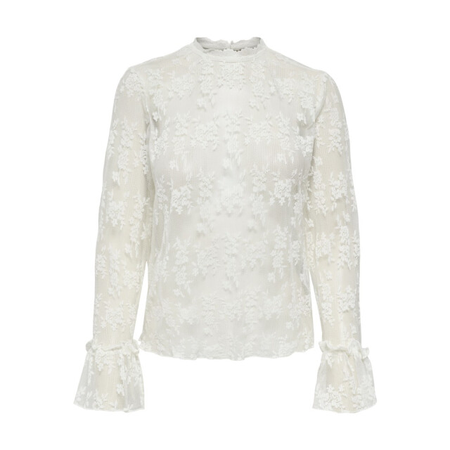 Only Onlcrisma ls o-neck top wvn off-white 4389.02.0012 large