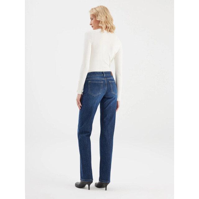 C.O.J. Denim Regular straight jeans dark blue Diva-4 large