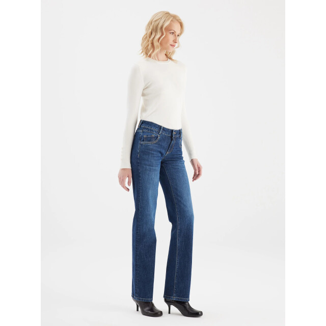 C.O.J. Denim Regular straight jeans dark blue Diva-4 large