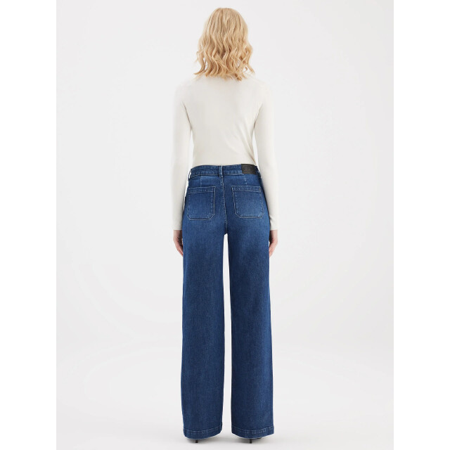 C.O.J. Denim Wide jeans dark blue Mira-4 large
