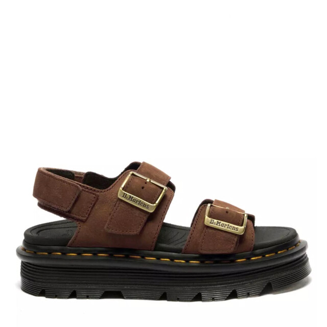 Dr. Martens Dr. martens zebzag sandal sepia brown plateau sandalen dames 42853200 large
