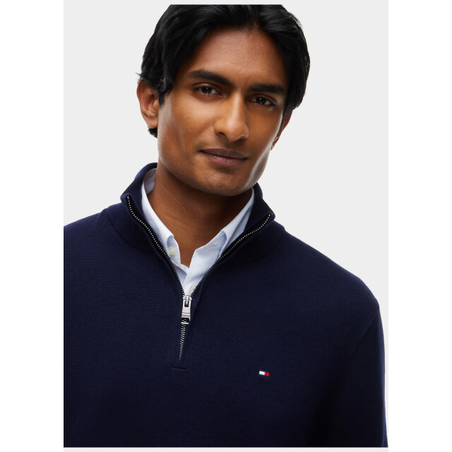 Tommy Hilfiger Half zip pima org ctn cashmere zip moc mw0mw28049/dw5 211427 large