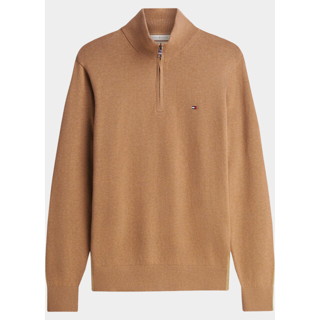 Tommy Hilfiger Half zip pima org ctn cashmere zip moc mw0mw28049/a1l 211426 large
