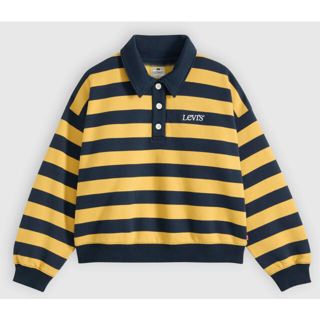 Levi's Graphic vintage rugby fleece stripe sweat 008SX-0000 large