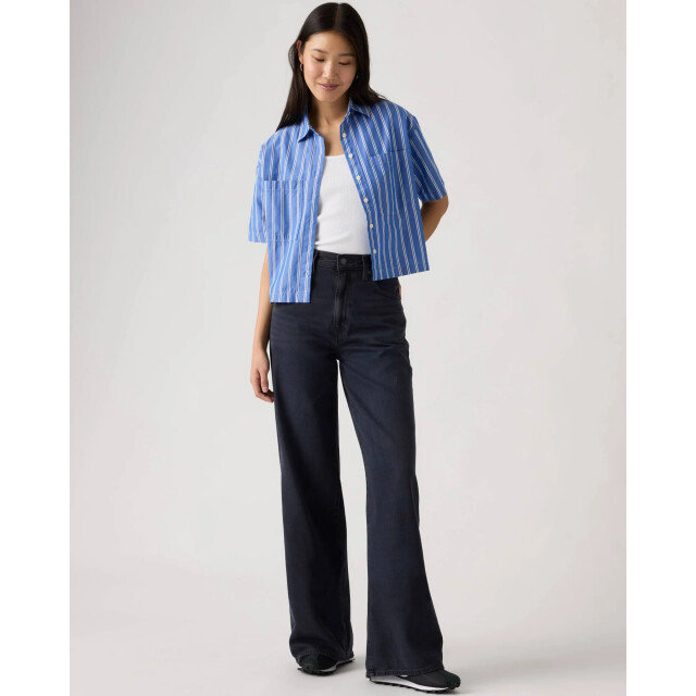 Levi's Cinch wide leg lightweight jean dark humor 0073B00001 large