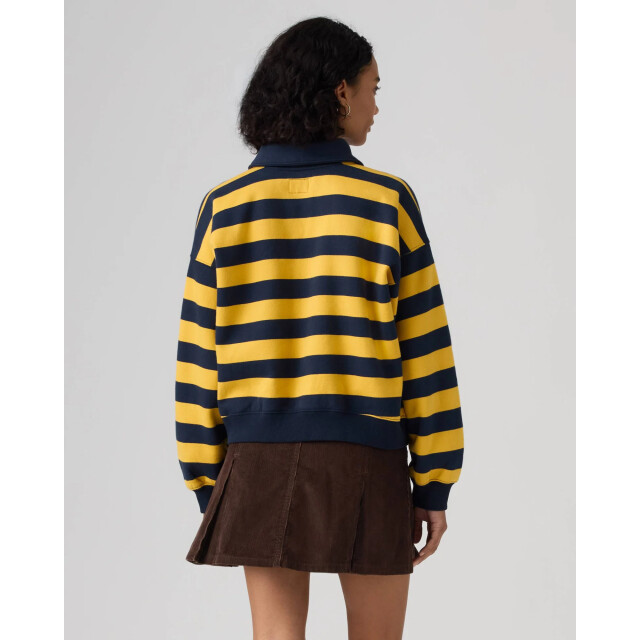 Levi's Graphic vintage rugby fleece stripe sweat 008SX-0000 large
