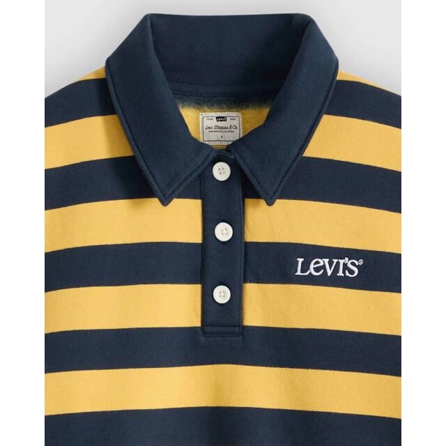 Levi's Graphic vintage rugby fleece stripe sweat 008SX-0000 large