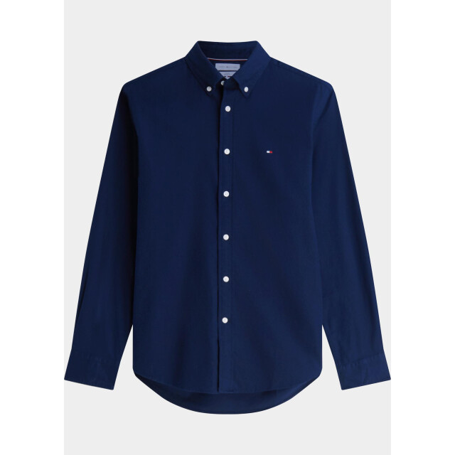 Tommy Hilfiger Overhemd heren flex flannel solid rf shirt mw0mw40469/dcc 211435 large