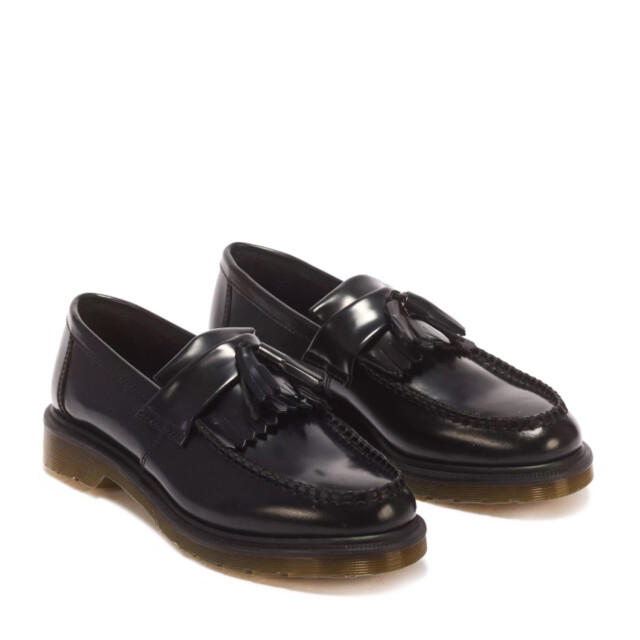 Dr. Martens Dr. martens adrian polished smooth black loafers unisex 14573001 large