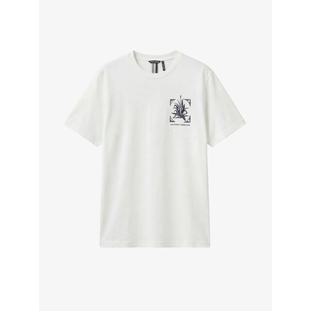 Antony Morato Heren t-shirt relaxed print MMKS02667-FA100240-1011 large