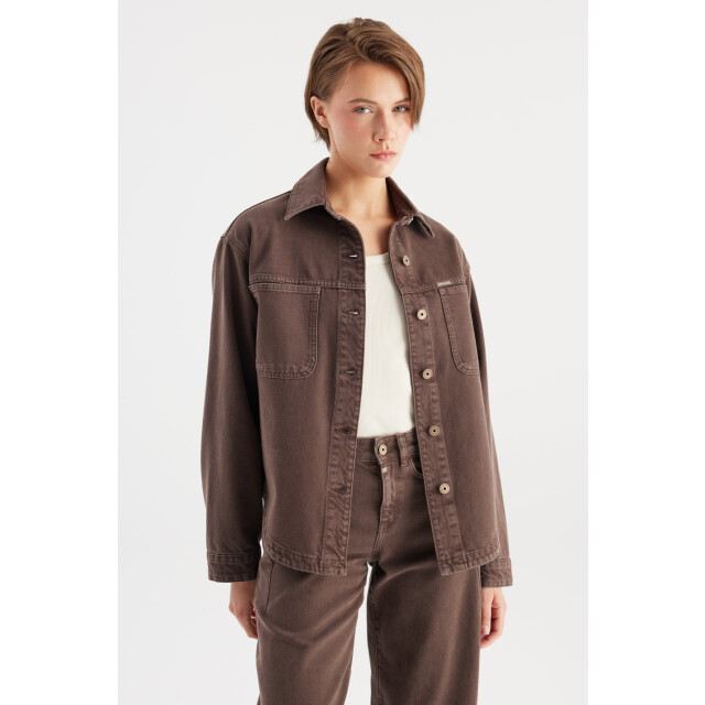 C.O.J. Denim Spijkerjasje tamara mocha Tamara - Mocha large