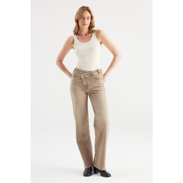 C.O.J. Denim Broek cora peanut denim Cora - Peanut Denim large