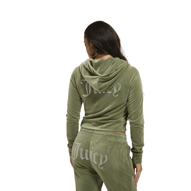 Juicy Couture Madison classic velour hoodie with juicy logo JCWA122001 large