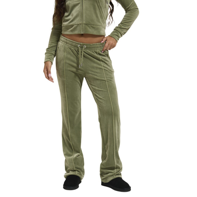 Juicy Couture Tina velour track pant with diamante branding JCAPW045 large