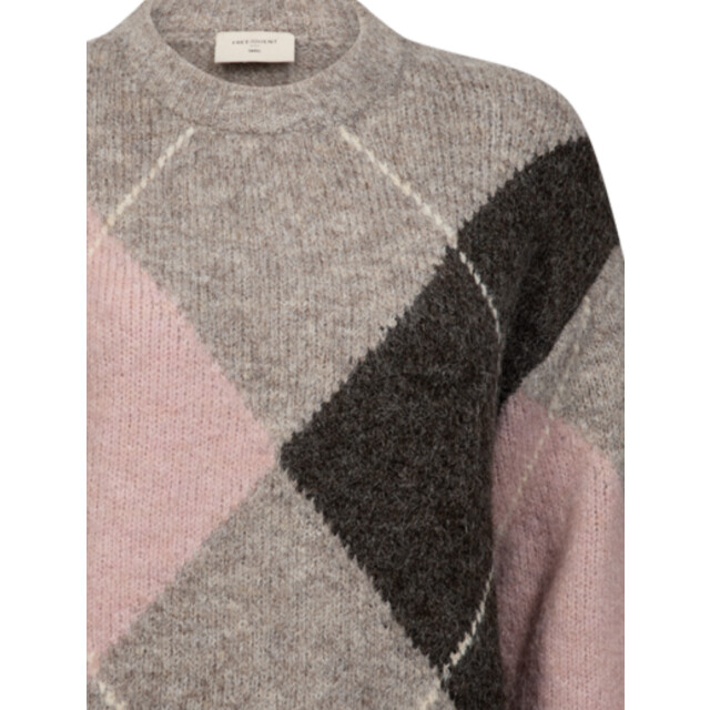 Free Quent Fqgrslulu-pullover grey mel. FQgrslulu-pullover grey mel. large