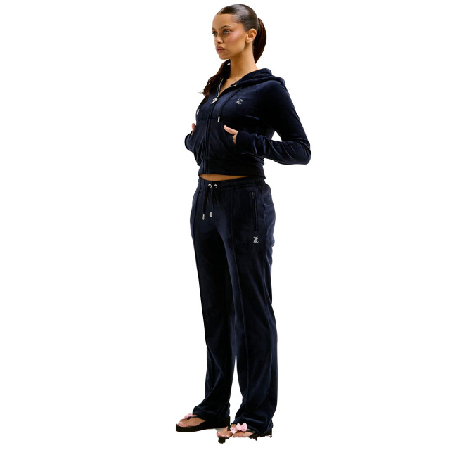 Juicy Couture Tina velour track pant with diamante branding JCAPW045 large