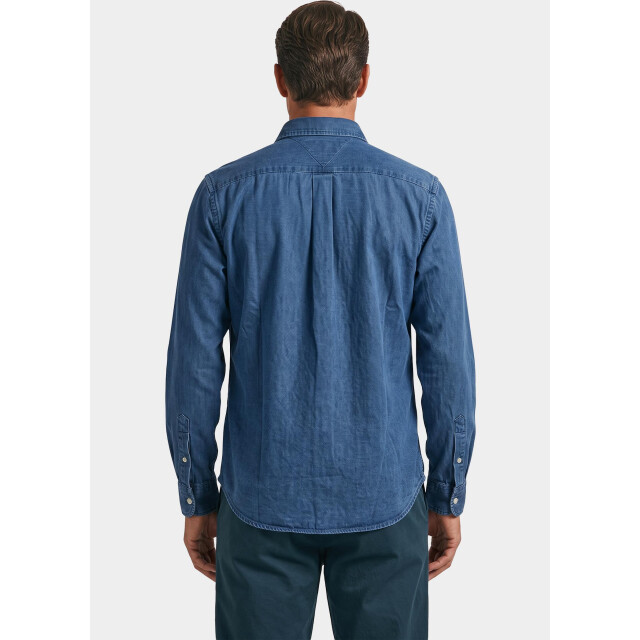 Tommy Hilfiger Overhemd heren indigo dobby rf shirt mw0mw44581/1a4 211451 large