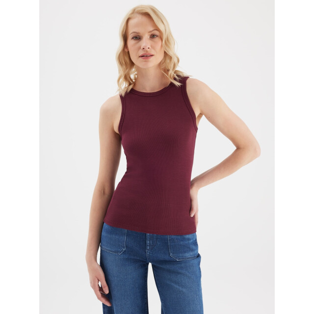 C.O.J. Denim Top liv burgundy Liv - Burgundy large