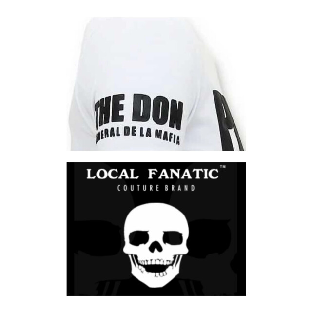 Local Fanatic T-shirt met print padrino corleone GS1-689 large