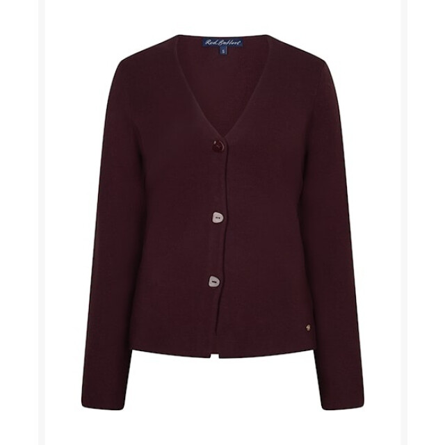 Red Button Blazer srb5107 emilie knit burgundy SRB5107 Emilie - Burgundy large