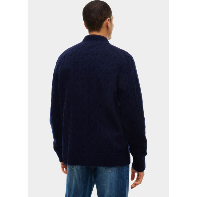 Tommy Hilfiger Vest heren lambswool cable zip through mw0mw46353/dw5 211450 large
