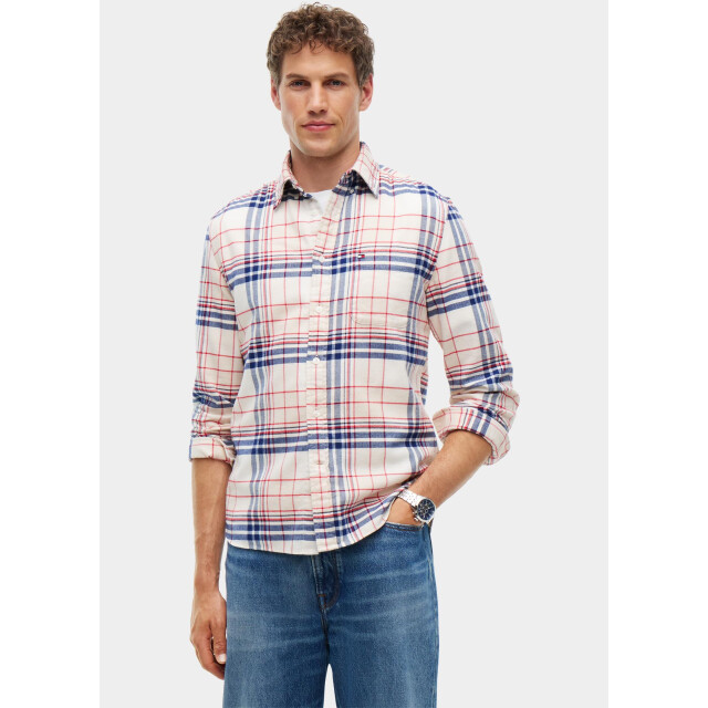 Tommy Hilfiger Overhemd heren hero flannel tartn chck rf sh mw0mw44592/0qy 211442 large